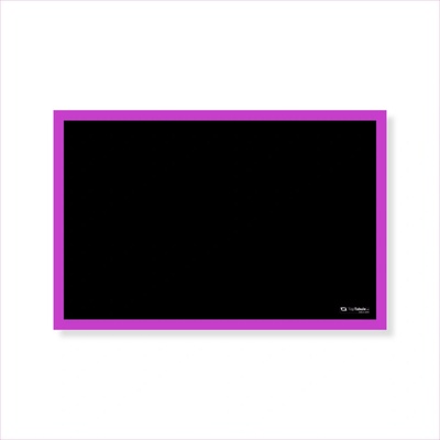 Toptabule.sk Čierna kriedová tabuľa v ružovom drevenom ráme 100 x 200 cm