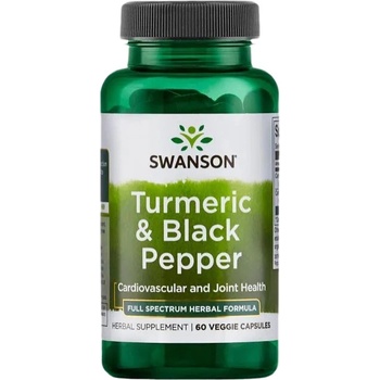 Image 1 of Swanson Turmeric & Black Pepper [60 капсули]