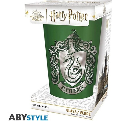 Harry Potter Sklenice Zmijozel 400 ml