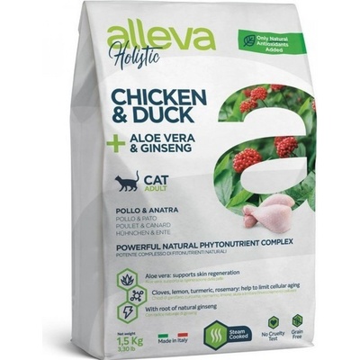 Alleva HOLISTIC cat adult chicken & duck & aloe vera & gingseng 5 kg