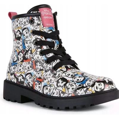 Geox dívčí kotníkové boty J2620D DISNEY styl "glany"