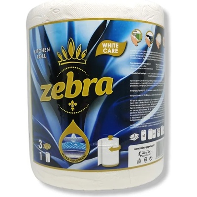 ZEBRA кухненска ролка white cear, 3 пласта, 800гр