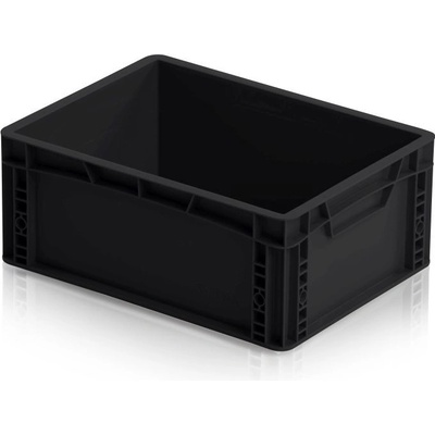 TBA Plastová ESD Euro přepravka 400 x 300 x 170 cmmm plný úchyt