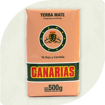 Canarias Čaj Yerba Maté Té Rojo y Centella 500 g