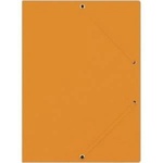 DONAU Folder with elastic band DONAU, pretzel, A4, 390gsm, 3-pcs. , orange