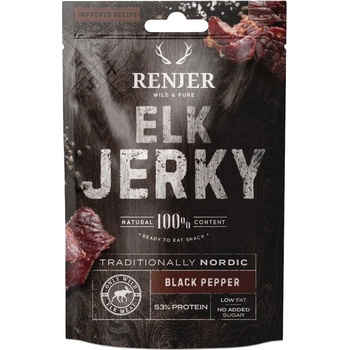 Renjer Modern Nordic Elk Losi Jerky Black Pepper 25 g