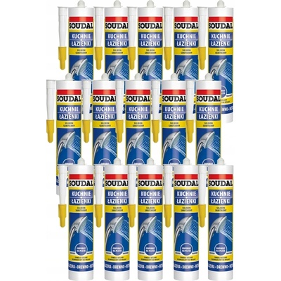 Silikon neutrální sanitární Soudal bezbarvý 280 ml
