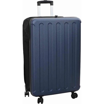 vidaXL Куфар с заключване Тъмносиньо 50 x 30 x 76 см ABS пластмаса (42006244)