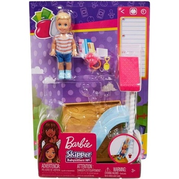 Mattel Игрален комплект Barbie, Детегледачка с аксесоари, Асортимент, 1710099