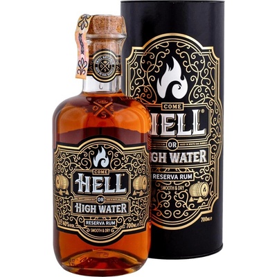 HELL OR HIGH WATER Reserva 40% 0,7 l (tuba)