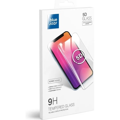 Blue Star Стъклен Протектор за iPhone 13 Mini, Blue Star 3D Full Glue Glass, Прозрачен (5903396124174)