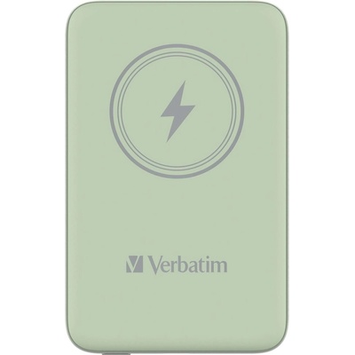 Verbatim MCP-10GN Power Pack 10000 mAh with UBS-C® PD 20W / Magnetic Wireless Charging 15W Green (32246)