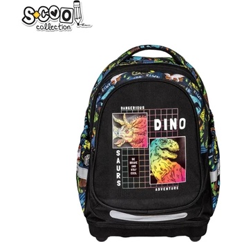 S-Cool Ученическа анатомична раница scool dino