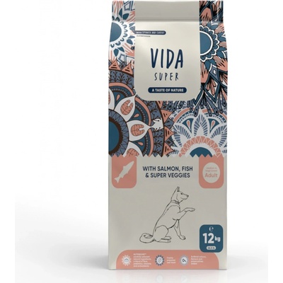 Kraftia Vida Super Dog Adult Medium & Large Salmon & Fish 12 kg