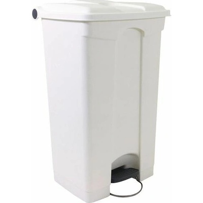 Manutan Expert Plastový odpadkový kôš, objem 90 l, biely