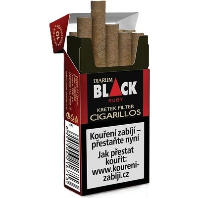 Djarum Black Ruby Kretek Filtr Cigarillos 10 ks