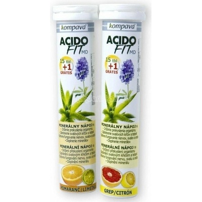 Kompava AcidoFit MD 16 tablet malina