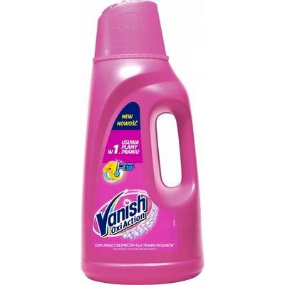 Vanish Pink Oxi Action Odstraňovač skvrn Tekutý 2 x 2 l