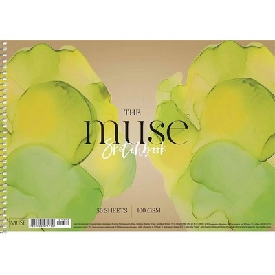 Shkolyaryk Náčrtník špirálový A4 50 listov 100 g Sketch Muse