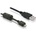 Delock USB-A 2.0 - USB-A 2.0 micro M/M кабел за данни 1m черен 82298 (82298)