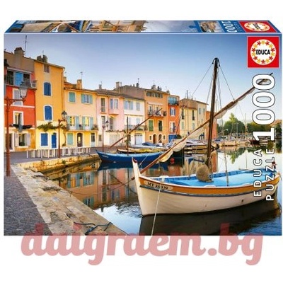 Educa Пъзел educa 19928 - 1000 части - Пристанище в Мартиг, Прованс (edu19928)