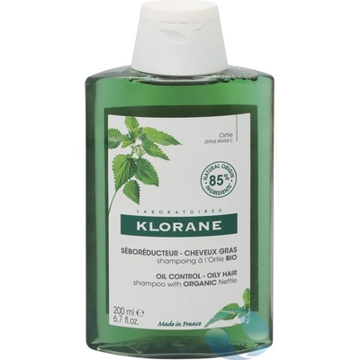 Klorane Nettle šampón pre mastné vlasy Seboregulating Shampoo with Nettle Extract 200 ml
