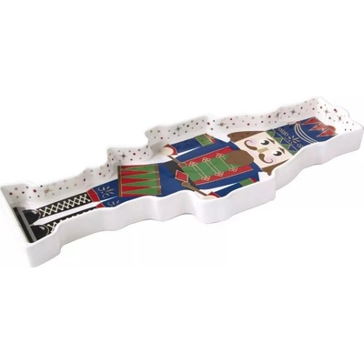 Easy Life Porcelánový servírovací talíř Nutcracker 36.5 x 14 cm