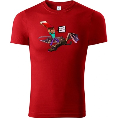 Minecraft Tričko Steve a Drak