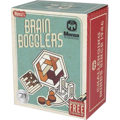 Wow! Stuff Детски дървен пъзел от серията " Менса" 3 в 1 (ro28974)