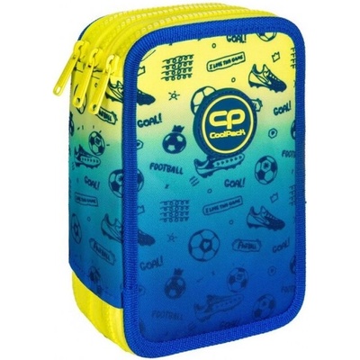 COOLPACK Ученически несесер с пособия Cool Pack Jumper 3 - Football 2T, с 3 ципа (F067339)