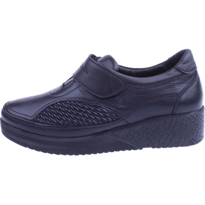 EFFE TRE SHOES Boty Effe Tre 201 černé dámské kožené polobotky – Zboží Mobilmania