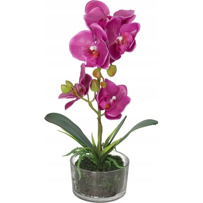 ORCHIDEJ UMĚLÉ KVĚTY V KVĚTINÁČI PREMIUM