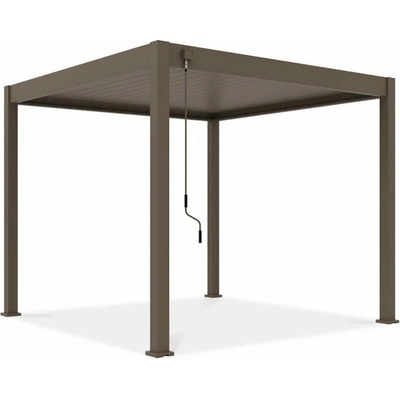 Gutroof Elegance hliníková pergola 3 x 3 taupe