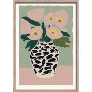 Styler Печатна картина с включена рамка 50x70 cm Spotted Vase - Styler (OB-22941)