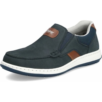 Rieker pánské mokasiny 17368-14 modré