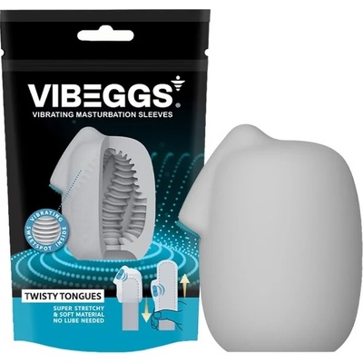 Вибро яйце за мастурбация, самосмазващо - Vibeggs Twisty Tongues (VIBEGGS001)