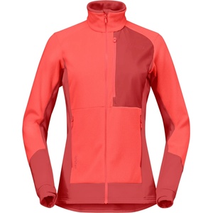 Norrøna Дамско поларено яке Norrøna Women's Lofoten Warm2 Jacket Fleece jacket - Deep Sea Coral / Baked Apple (105-7743-0114)