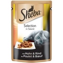 Sheba Selection in Sauce S kuracím a hovädzím v šťave 85 g