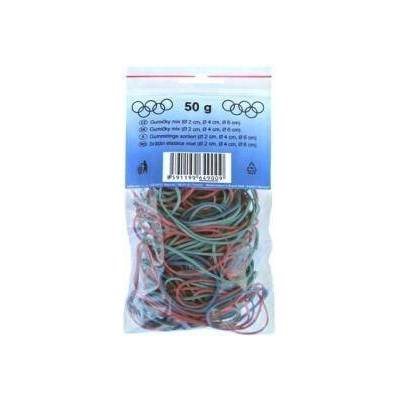 Gumičky barevné mix 50 gr. 2-6 cm