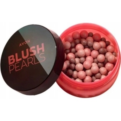 Avon Tvářenka v kuličkách růžová Blush Pearls Warm 28 g