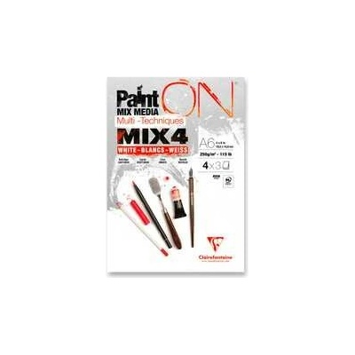 Clairefontaine Paint'ON Mix4 blok A6 12 listů 250 g