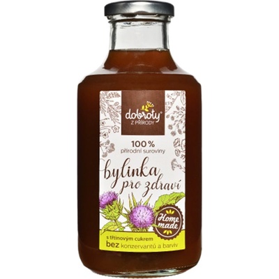 Dobroty z přírody Domácí bylinný sirup Bylinka pro zdraví 0,5 l