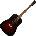 Gretsch Jim Dandy Dreadnought WN Deep Cherry Burst Акустична китара