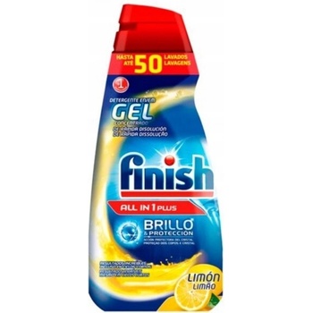 Finish All In 1 Max Power gél do umývačky riadu Lemon 900 ml