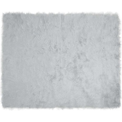 vidaXL Изкуствен овчи килим Tafalla Сив 200 x 280 см Полиестер (42021529)
