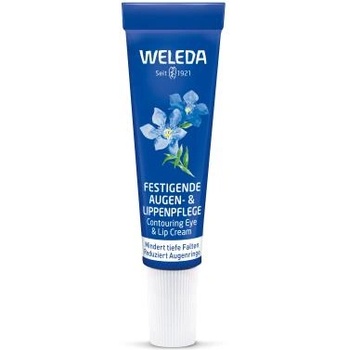 Weleda Blue Gentian & Edelweiss Contouring Eye & Lip Cream лифтинг крем за околоочния контур и устните 10 ml за жени