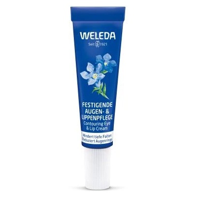 Weleda Blue Gentian & Edelweiss Contouring Eye & Lip Cream лифтинг крем за околоочния контур и устните 10 ml за жени