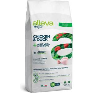 Alleva HOLISTIC кучешка храна за възрастни средни породи с пиле и патица 2 кг