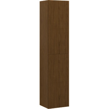 Mexen Rivel баня стълб 35 см, 2 врати, оребрен, орех - 91A21-03016-2-BF86 (91A21-03016-2-BF86)