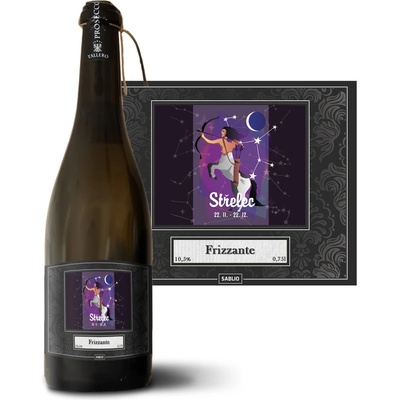 Sablio Střelec Prosecco biele suché šumivé víno 10,5 % 0,75 l (holá fľaša)